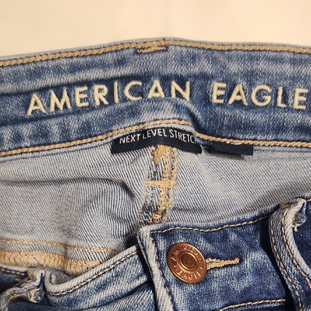 American Eagle Women's High Rise Jeggings EUC - Picture 2 of 9